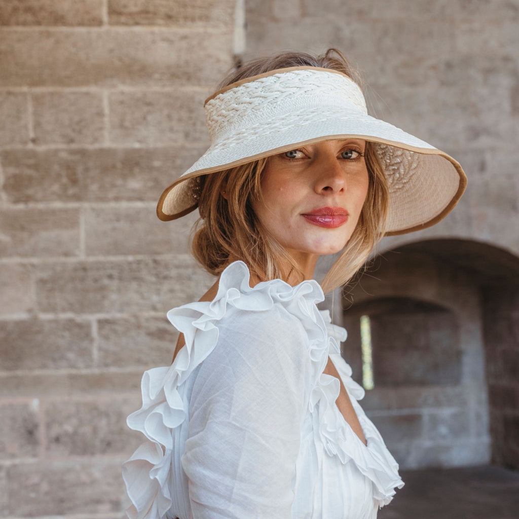 NEW FREYA redwood visor in brick Freya Redwood Hat – Kassatex main image 3