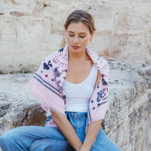 Cashmere Bandana Sweater Wrap