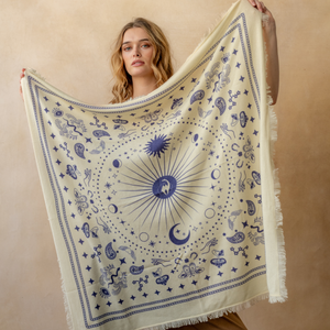 Cosmic Rodeo Cashmere Bandana Sweater Wrap – Freya