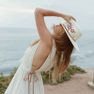 Freya Poppy Cross Stitch Straw Hat | Tan/Floral | Size L | Shopbop Freya Poppy Cross Stitch Straw Hat | Tan/Floral | Size L | Shopbop