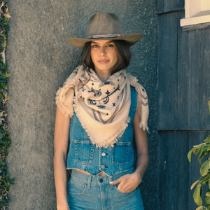 Cashmere Bandana Sweater Wrap