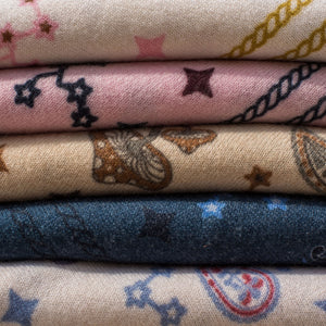 Cashmere Bandana Sweater Wrap